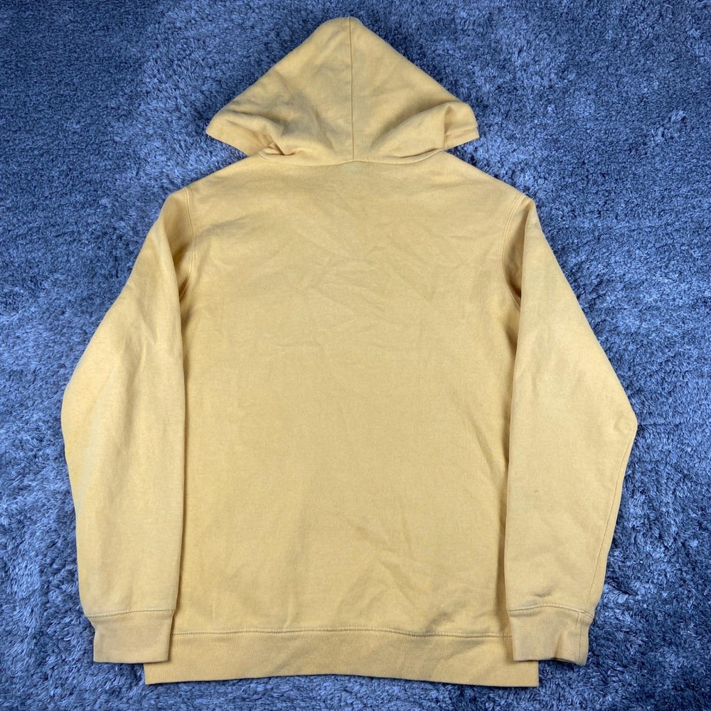 Vintage Aeropostale Hoodie Mens S Yellow Varsity Team Pullover Sweatshirt Y2k - Picture 8 of 9